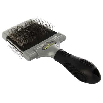 Щітка-пуходерка собак та котів FURminator жорстка 20,5 х 9,5 х 1,5 см L - купить, цены на MasterZoo - фото 5