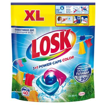 Losk 3+1 Power Caps Color Washing Capsules 40pcs - buy, prices for Torba - photo 2