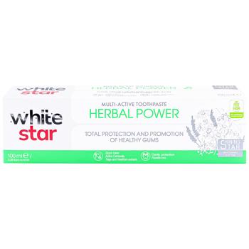 Зубная паста White Star Herbal Power 100мл - купить, цены на Идеал - фото 2