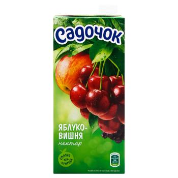 Нектар Садочок яблучно-вишневий 0,95л - купити, ціни на AlcoHub - фото 2