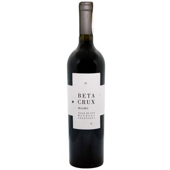 Вино Alfa Crux Beta Crux Malbec червоне сухе 14,5% 0,75л