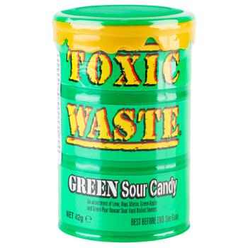 Toxic Waste Green Barrel Chewing Candies 42g - buy, prices for COSMOS - photo 1