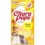 Ласощі для котів Inaba Churu Pops желейні з куркою 4шт х 15г