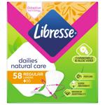 Прокладки ежедневные Libresse Natural Саге Regular 58шт