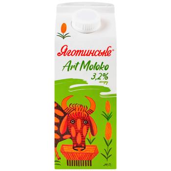 Yagotynske Art Moloko Pasteurised Milk 3.2% 750g - buy, prices for MegaMarket - photo 2