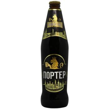 Lvivske Porter Dark Beer 8% 0.5l - buy, prices for COSMOS - photo 1