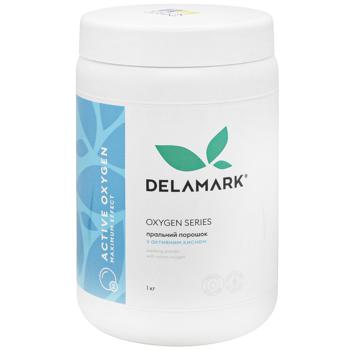 Delamark Washing Powder with Active Oxygen 1kg - buy, prices for Auchan - photo 1