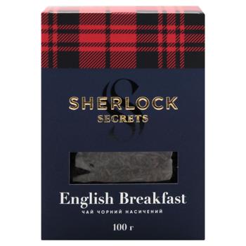Чай черный Sherlock Secrets English Breakfast листовой 100г - купить, цены на MasterZoo - фото 3