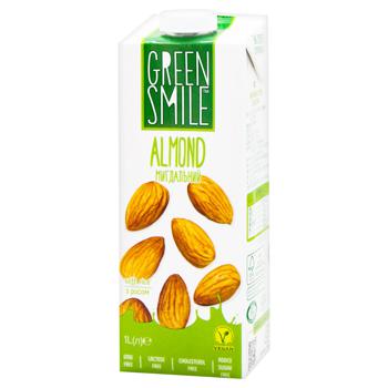 Напій рисово-мигдальний Green Smile 1,5% 1л - купити, ціни на Auchan - фото 1