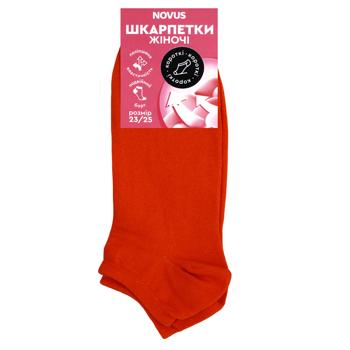 Носки женские Novus короткие р.23-25 оранжевый