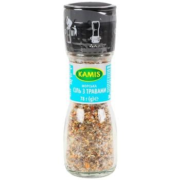 Kamis Sea Salt with Herbs in Mill 78g - buy, prices for MegaMarket - photo 1