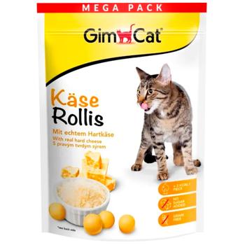 Лакомство для кошек GimCat Kase-Rollis с сыром 425г - купить, цены на MasterZoo - фото 1