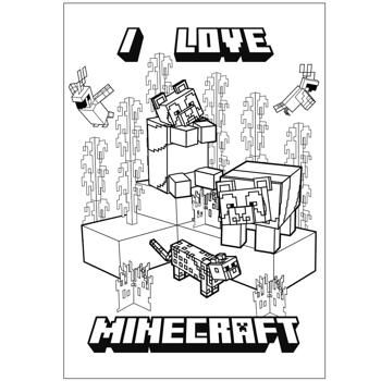 Раскраска Yes Minecraft А4 12 страниц - купить, цены на Идеал - фото 2