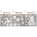 Наклейки новогодние 18*18см в ассортименте