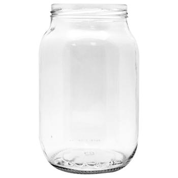 Банка скляна для консервації III-82 FLT ТО 1л - купити, ціни на METRO - фото 1