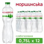 Вода минеральная Моршинская слабогазированная 0,75л