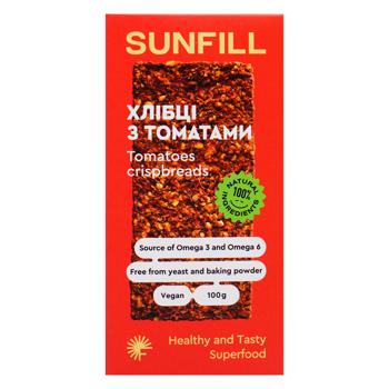 Хлібці Sunfill з томатами 100г - купити, ціни на NOVUS - фото 2