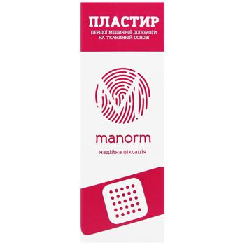 Manorm Fabric Plaster 1.9х7.2сm 10pcs - buy, prices for Auchan - photo 1