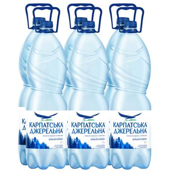 Вода мінеральна Карпатська Джерельна сильногазована 2л - купити, ціни на Епіцентр FOOD - фото 3
