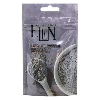 Elen Cosmetics Activated Coal and Aloe Vera Black Clay 40g - buy, prices for - photo 1