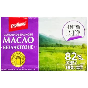 Масло Глобино сладкосливочное безлактозное 82% 180г - купить, цены на КОСМОС - фото 2