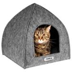Barksi будиночок для котів M 40х40х42 см - сірий