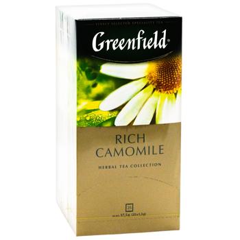 Greenfield Camomile Herbal Tea 1.5г*25pcs - buy, prices for COSMOS - photo 2