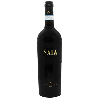 Вино Saia Sicilia красное сухое 14,5% 0,75л - купить, цены на КОСМОС - фото 1
