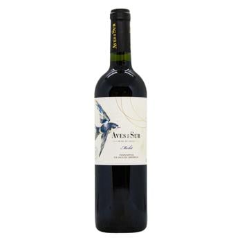 Вино Carta Vieja Aves Del Sur Merlot красное сухое 12,5% 0,75л - купить, цены на МегаМаркет - фото 2