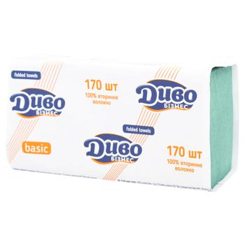 Divo Business V-folding Paper Towels 170pcs - buy, prices for Auchan - photo 1