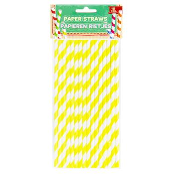 Koopman Paper Set of Drinking Straws 19.5cm 16pcs - buy, prices for NOVUS - photo 4