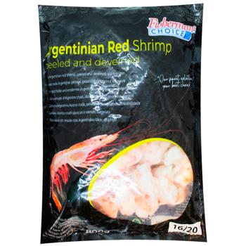 Fisherman's Choice Frozen Argentine Red Peeled Shrimp Tails 800g - buy, prices for WINETIME - photo 1