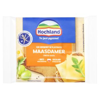 Hochland Maasdamer Processed Cheese in Slices 40% 130g - buy, prices for Vostorg - photo 1