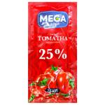 Паста томатна Mega hit 25% 70г