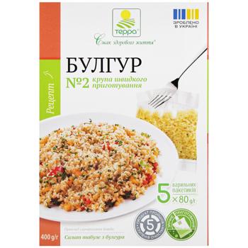 Крупа Терра Булгур №2 швидкого приготування 5шт 80г - купити, ціни на КОСМОС - фото 2