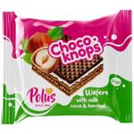 Choco-Knops Wafers with Milk Fillings, Cocoa and Hazelnuts 25g