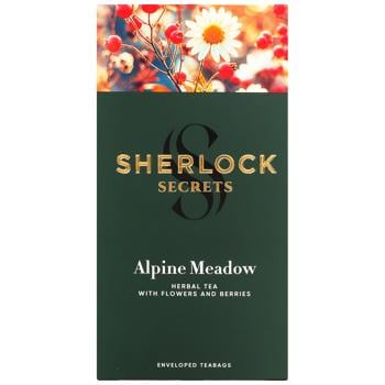 Sherlock Secrets Alpine Meadow Herbal Tea 1.5g*22pcs - buy, prices for Auchan - photo 2