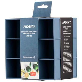 Ardesto Ice Cube Tray 10.9*10.9*3.6cm 2pcs