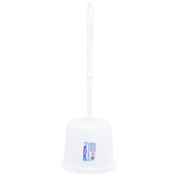 Praktyczna White Toilet Brush with Glass - buy, prices for COSMOS - photo 1