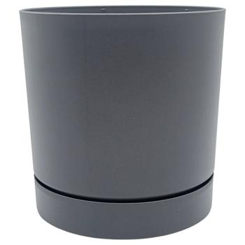 Prosperplast Tubo Pot Dark Gray 13cm - buy, prices for Tavria V - photo 1