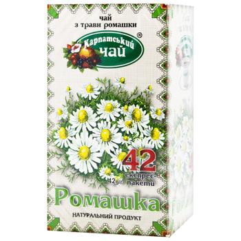 Karpatskyi Chay Chamomile Herbal Tea 1g*42pcs - buy, prices for METRO - photo 1