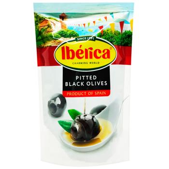 Iberica Pitted Black Olives 170g - buy, prices for - photo 1