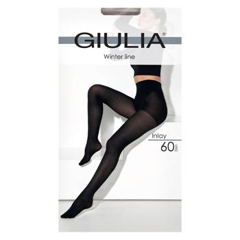 Giulia Inlay 60 Den Women's Tights s.3 Simply Taupe