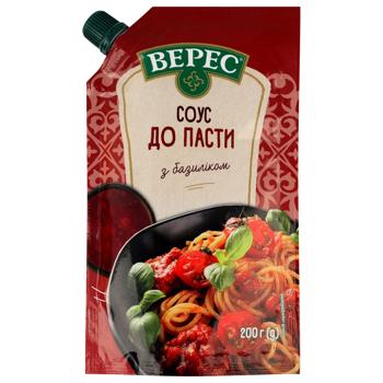 Veres Pasta Sauce with Basil 200g - buy, prices for Supermarket "Kharkiv" - photo 1