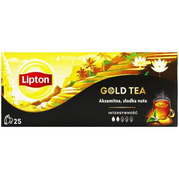 Чай черный Lipton Gold Tea 1,5г*25шт - купить, цены на КОСМОС - фото 2