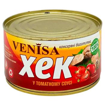Хек Venisa у томатному соусі 240г - купити, ціни на Чудо Маркет - фото 1