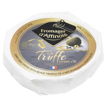 Сыр Fromager d'Affinois с черным трюфелем 60% - купить, цены на За Раз - фото 1