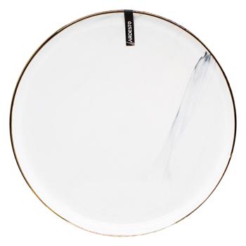 Ardesto Marmo White Dinner Plate 27cm - buy, prices for ULTRAMARKET - photo 1