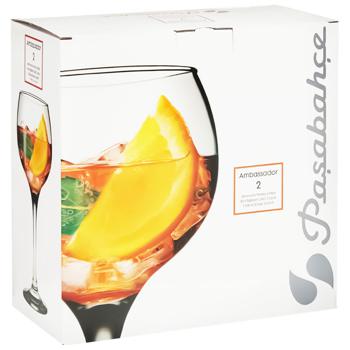 Pasabahce Ambassador Set of Glasses for Wine 790ml 2pcs - buy, prices for Auchan - photo 1