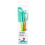 Rosa Kids Synthetic Brush Set 3pcs